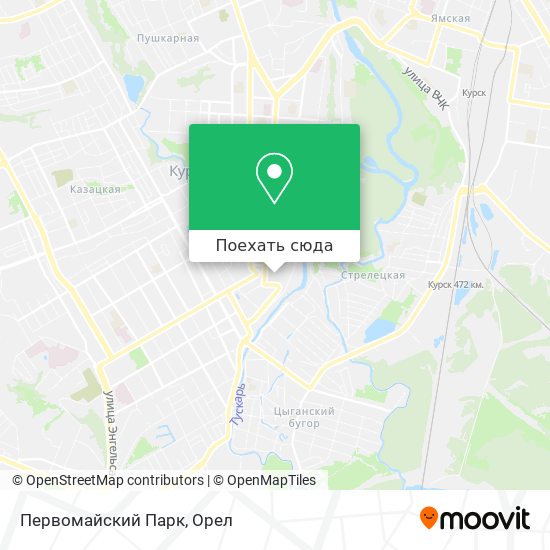 Первомайский парк карта