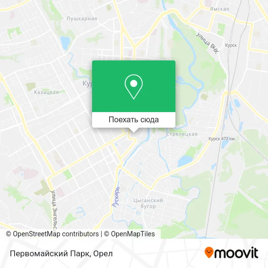 Карта Первомайский Парк