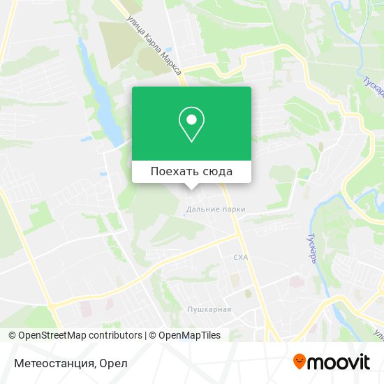 Карта Метеостанция