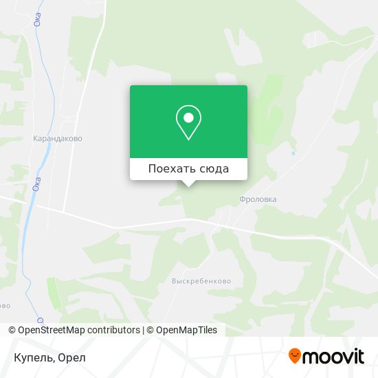 Карта Купель