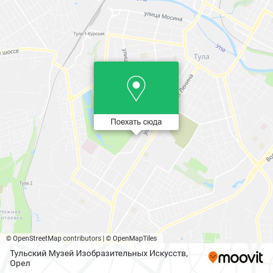 Карта Тульский Музей Изобразительных Искусств
