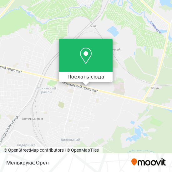 Карта Мелькрукк