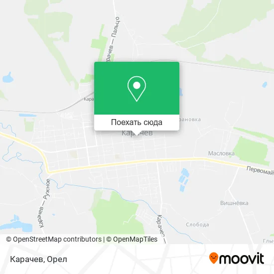 Карта Карачев