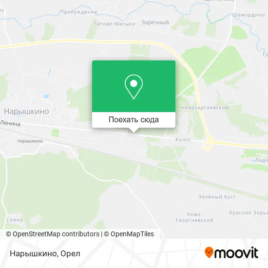 Карта Нарышкино