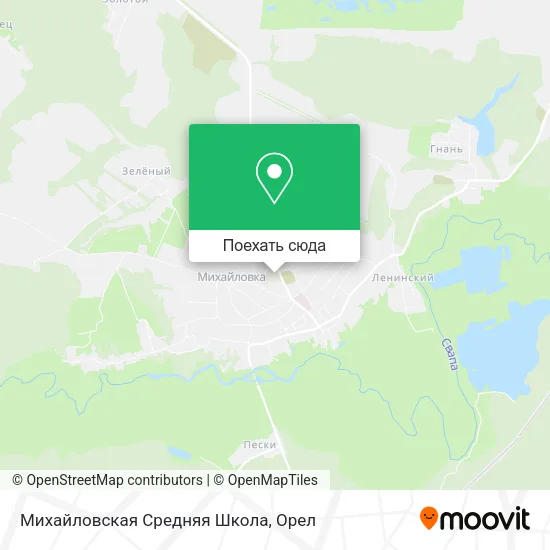 Карта Михайловская Средняя Школа