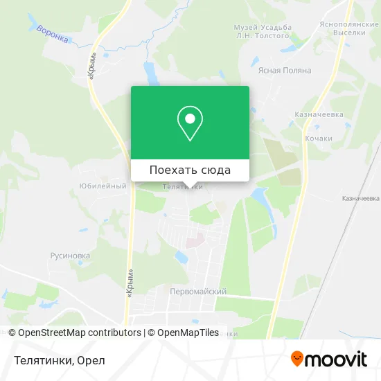 Карта Телятинки