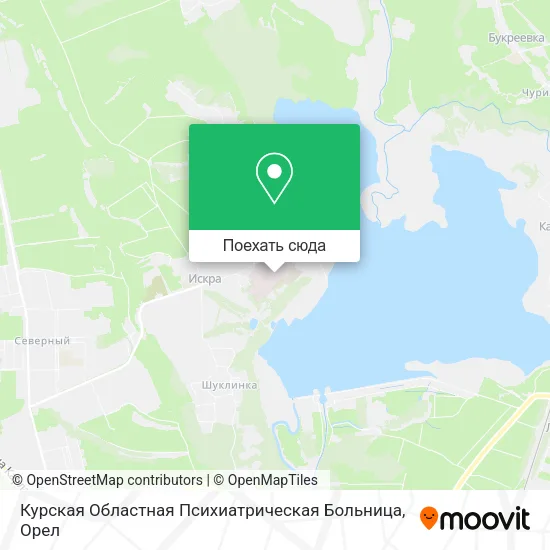 Карта Курская Областная Психиатрическая Больница