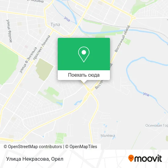 Карта Улица Некрасова