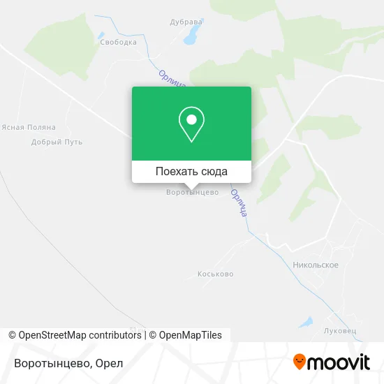 Карта Воротынцево