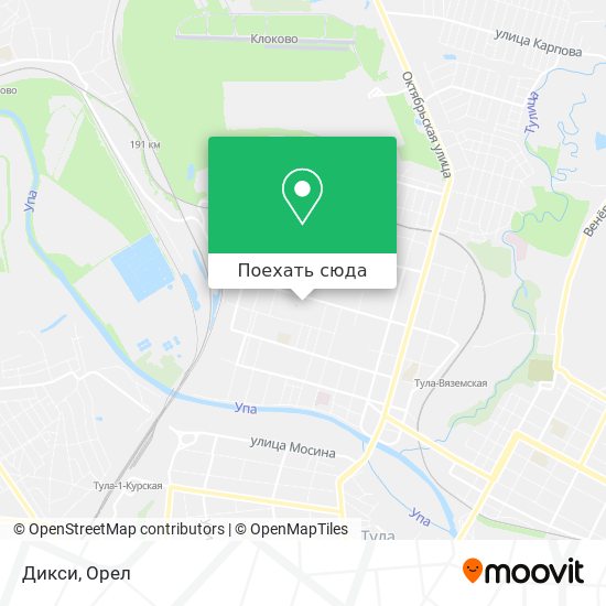 Карта Дикси