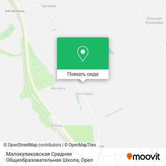 Карта Малокуликовская Средняя Общеобразовательная Школа
