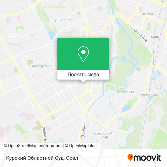 Карта Курский Областной Суд