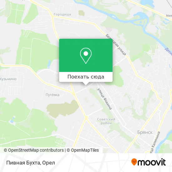 Карта Пивная Бухта