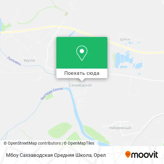 Карта Мбоу Сахзаводская Средняя Школа