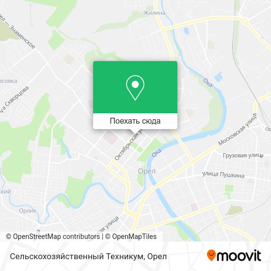 Карта Сельскохозяйственный Техникум