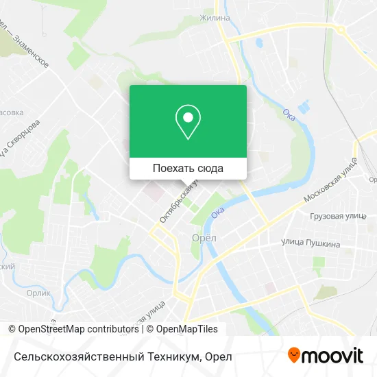 Карта Сельскохозяйственный Техникум