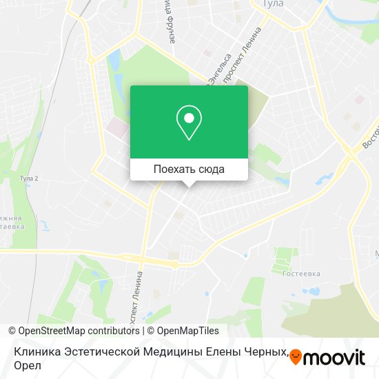 Карта Клиника Эстетической Медицины Елены Черных