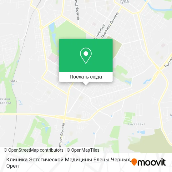 Карта Клиника Эстетической Медицины Елены Черных