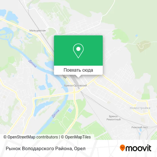 Карта Рынок Володарского Района