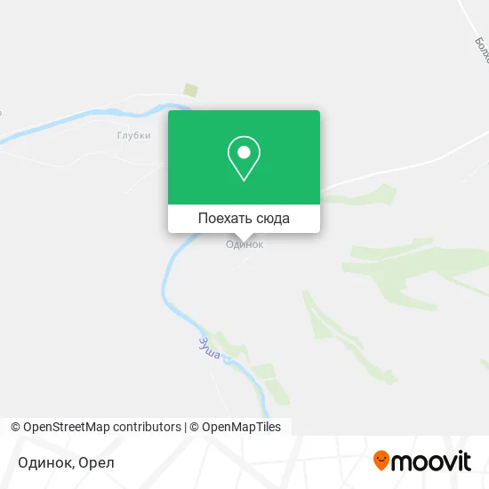 Карта Одинок