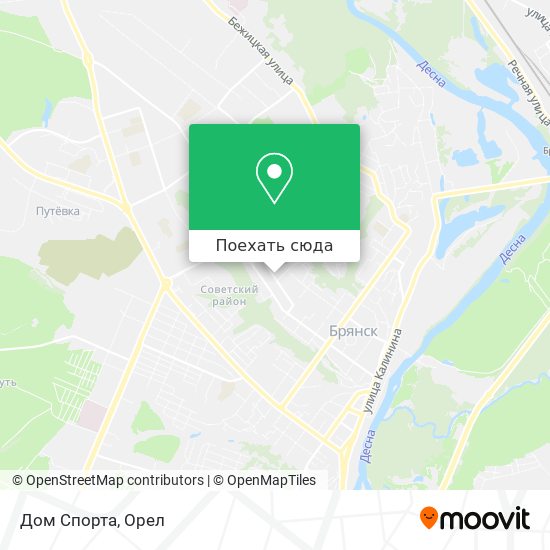 Карта Дом Спорта