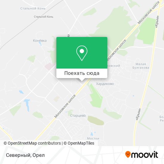 Карта Северный