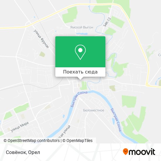 Карта Совёнок