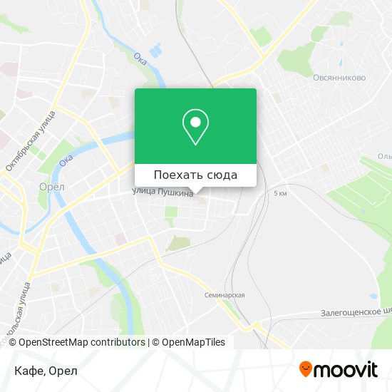 Карта Кафе
