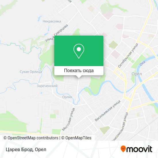 Карта Царев Брод