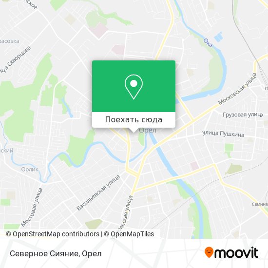 Карта Северное Сияние