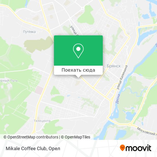 Карта Mikale Coffee Club