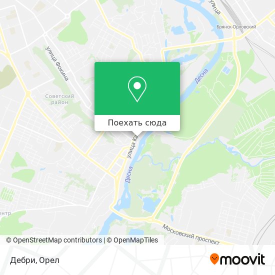 Карта Дебри