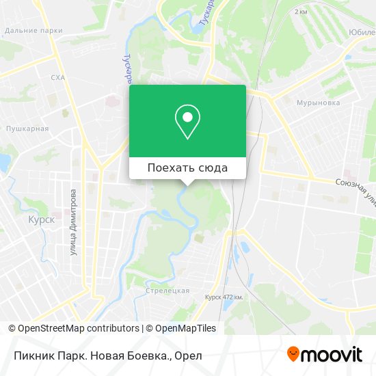 Карта Пикник Парк. Новая Боевка.