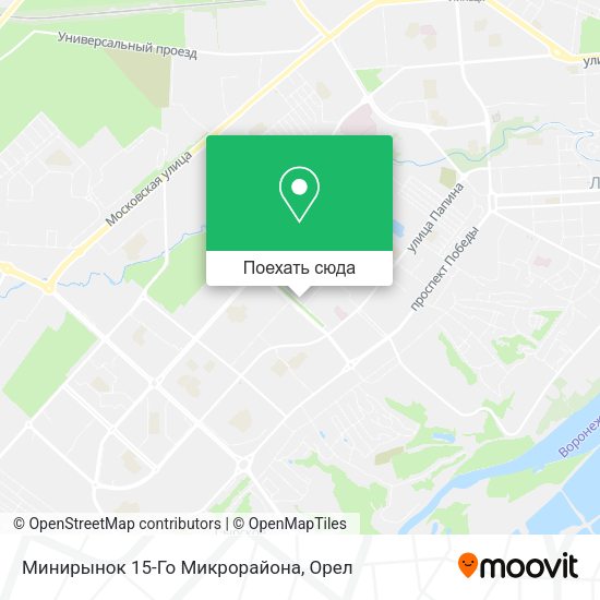 Карта Минирынок 15-Го Микрорайона