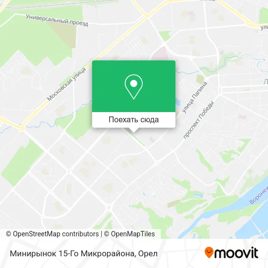 Карта Минирынок 15-Го Микрорайона