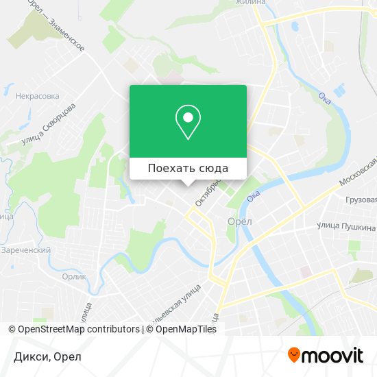 Карта Дикси