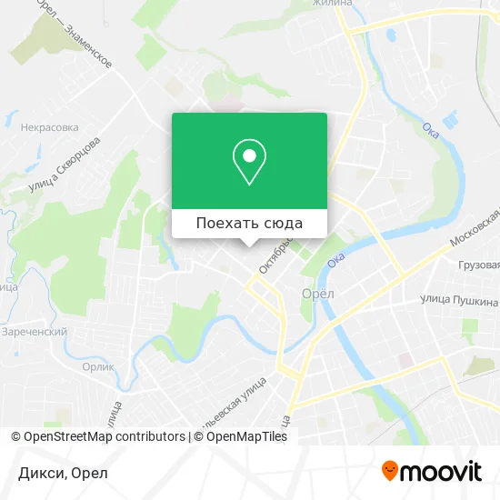 Карта Дикси