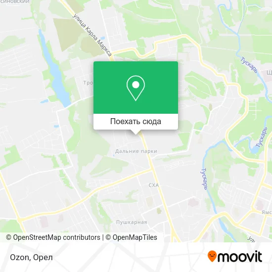 Карта Ozon