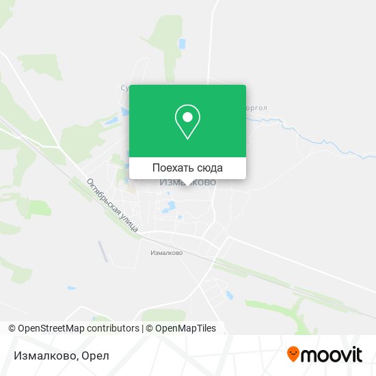 Карта Измалково