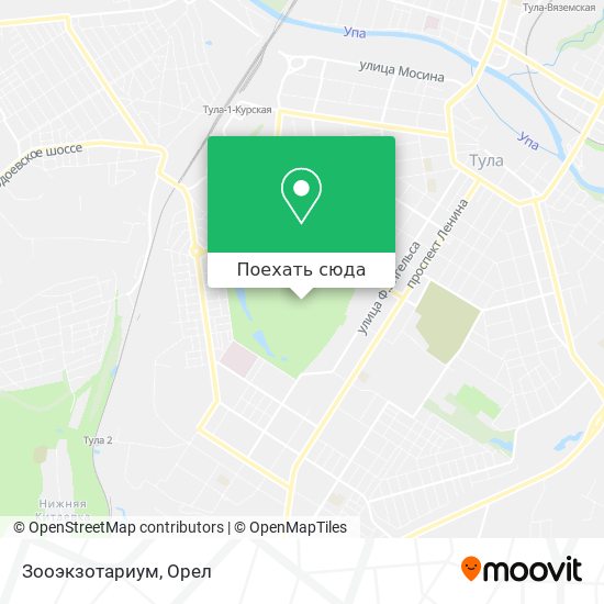 Карта Зооэкзотариум