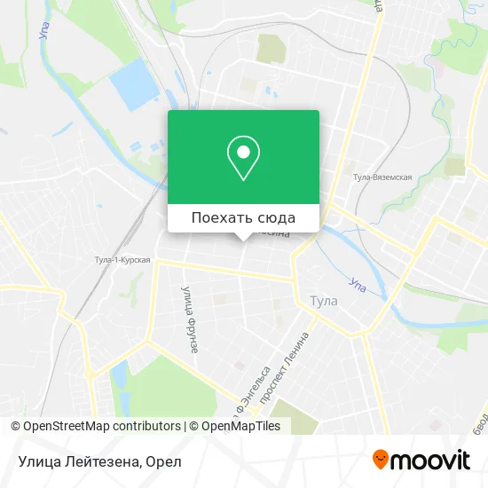 Карта Улица Лейтезена