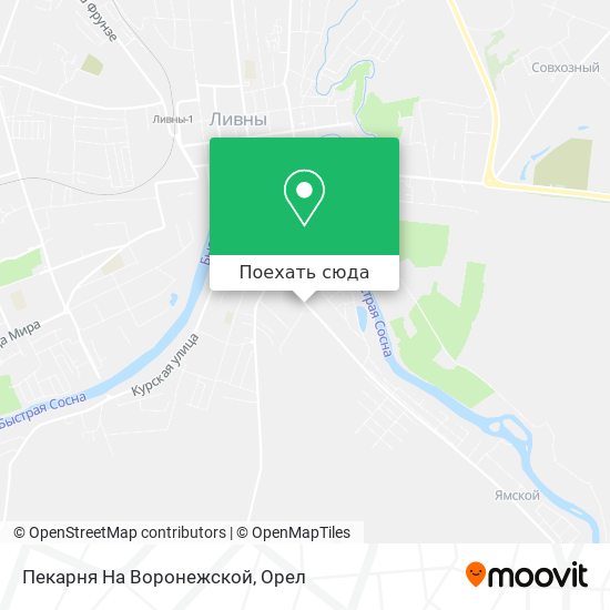 Карта Пекарня На Воронежской
