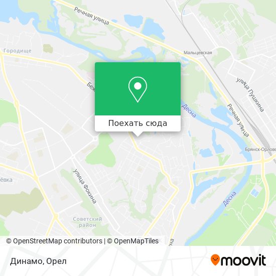 Карта Динамо