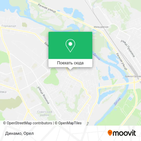 Карта Динамо