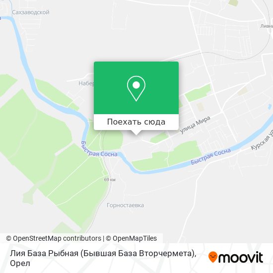 Карта Лия База Рыбная (Бывшая База Вторчермета)