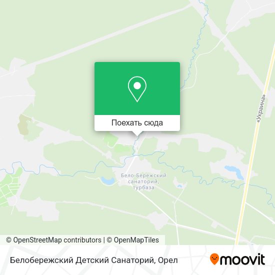 Карта Белобережский Детский Санаторий
