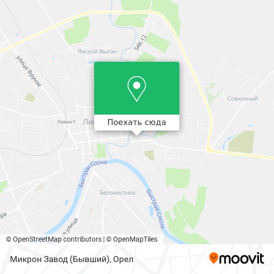 Карта Микрон Завод (Бывший)