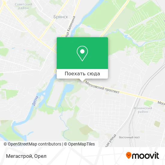 Карта Мегастрой