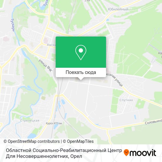 Карта Областной Социально-Реабилитационный Центр Для Несовершеннолетних