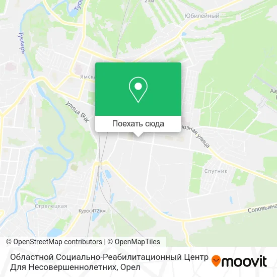 Карта Областной Социально-Реабилитационный Центр Для Несовершеннолетних